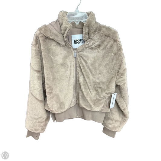 Jacket Other By Dkny In Tan, Size: L