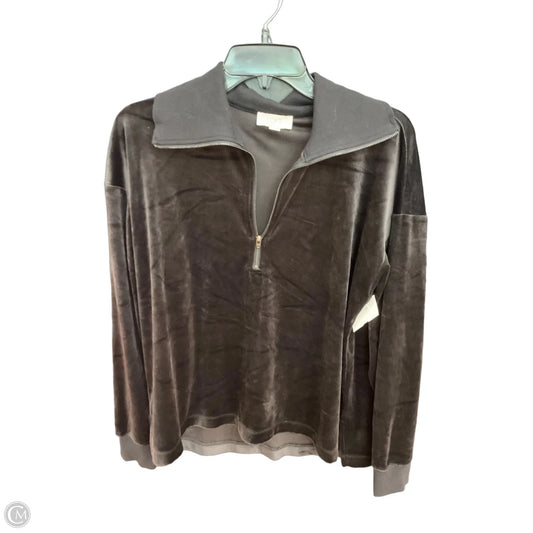 Top Long Sleeve By Loft In Black, Size: M