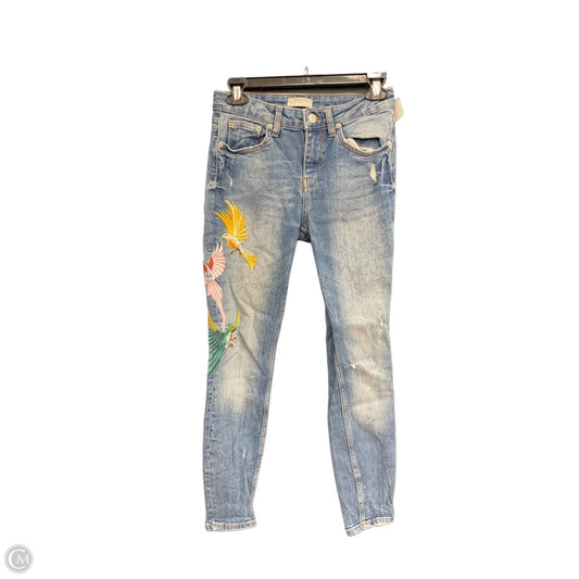 Jeans Skinny By Zara Women In Blue Denim, Size: 4