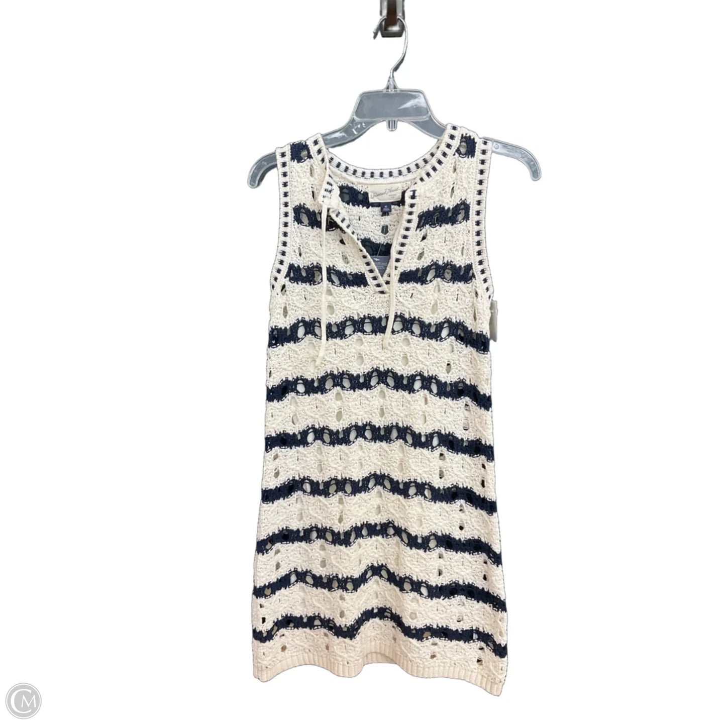 Dress Casual Short By Universal Thread In Blue & White, Size: Xs