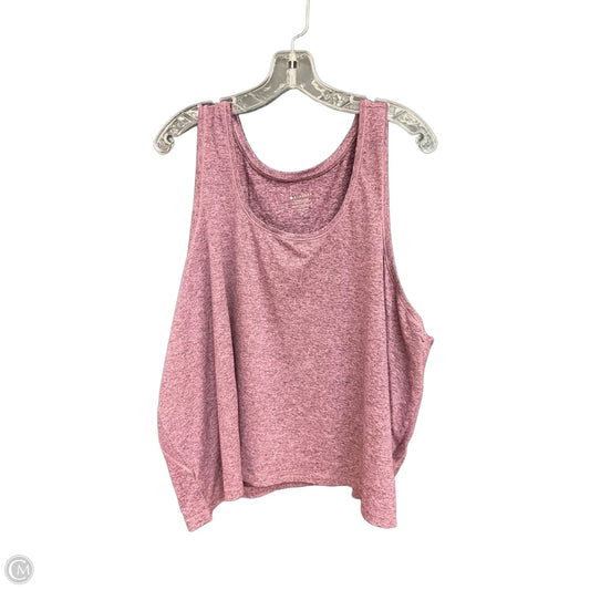 Athletic Tank Top By Athleta In Maroon, Size: 3x
