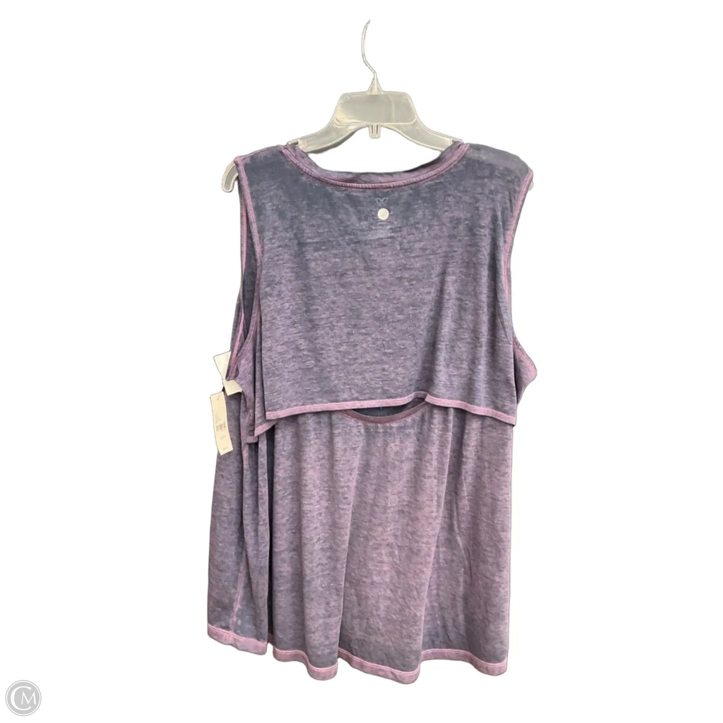 Athletic Tank Top By Livi Active In Blue, Size: 3x