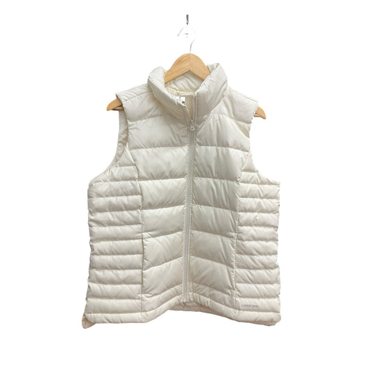 Vest Puffer & Quilted By Lands End In White, Size: Xl