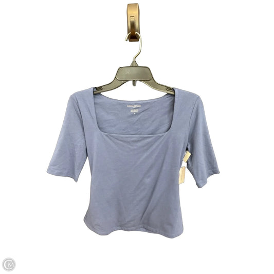 Top Short Sleeve By Banana Republic In Blue, Size: S