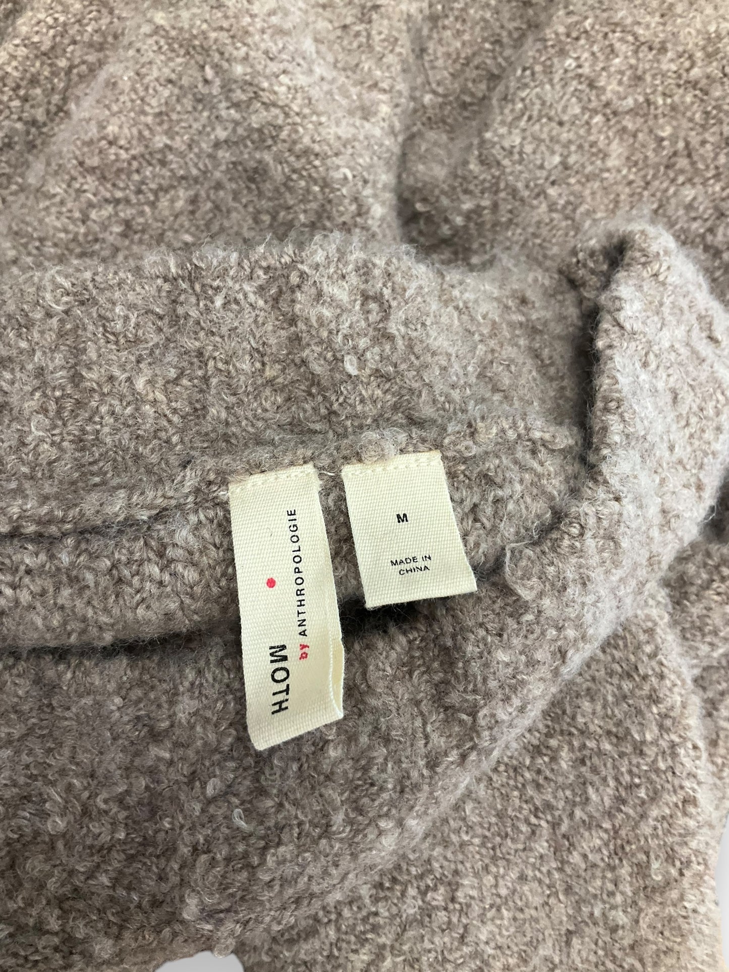 Sweater By Moth In Tan, Size: M