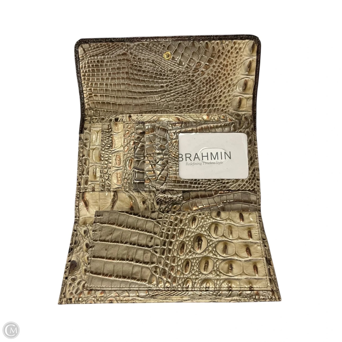 Wallet Designer By Brahmin, Size: Medium