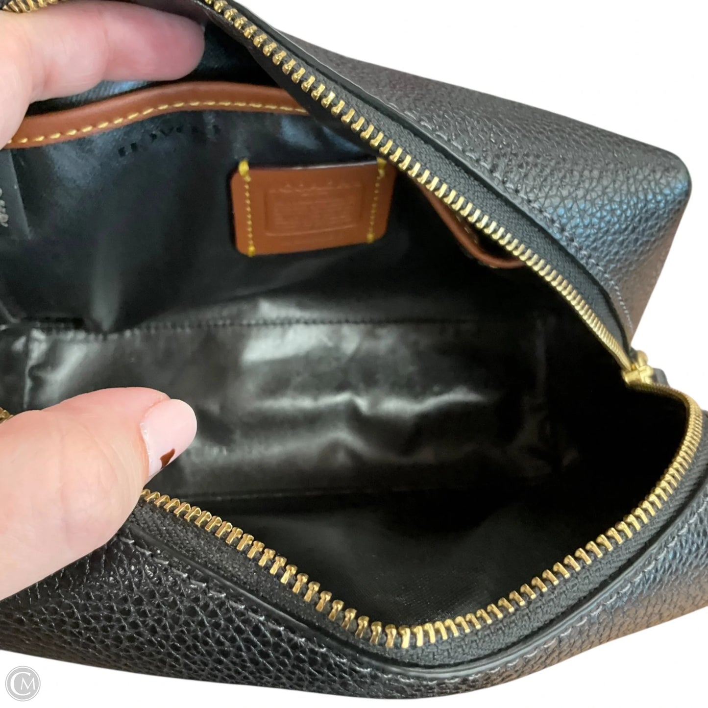 Makeup Bag Designer By Coach, Size: Small