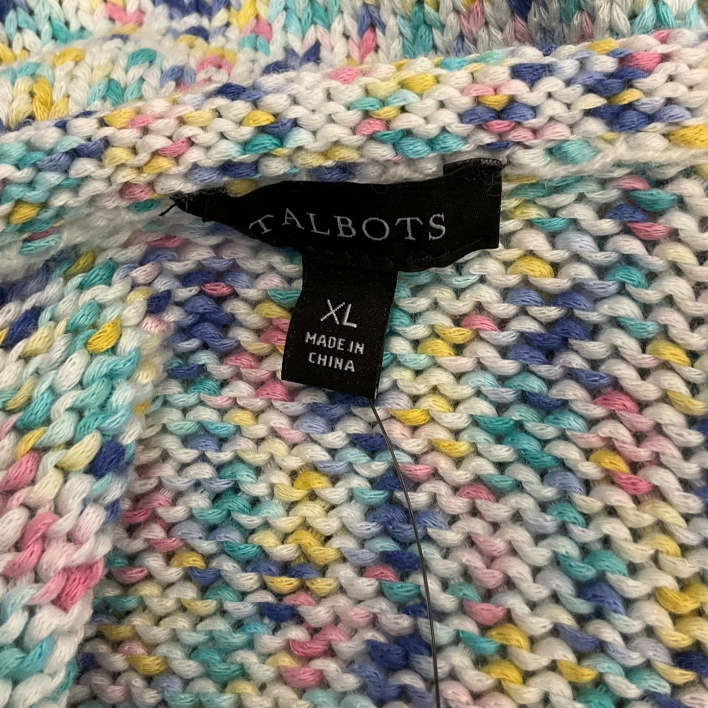 Sweater By Talbots In Multi-colored, Size: Xl