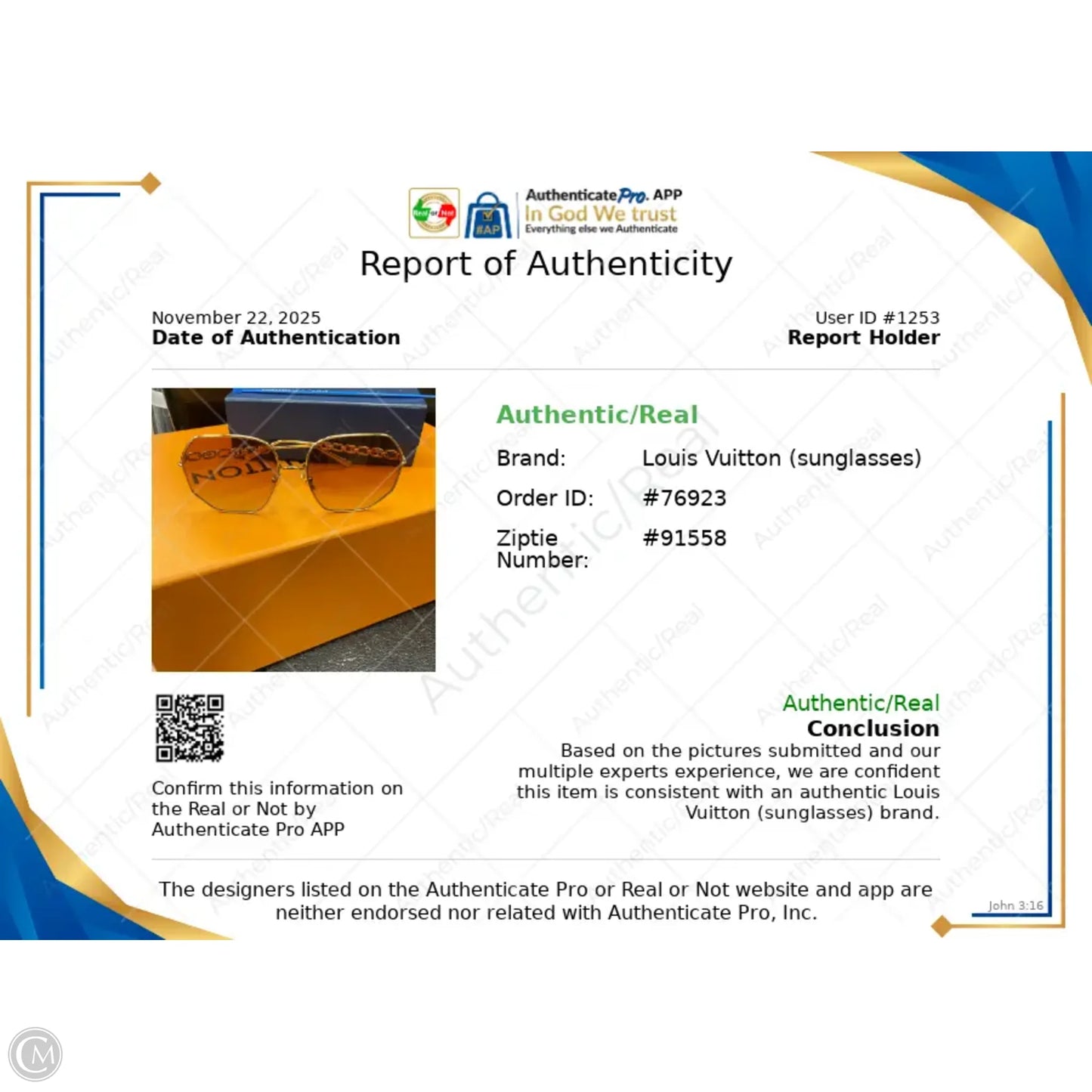 Sunglasses Luxury Designer By Louis Vuitton