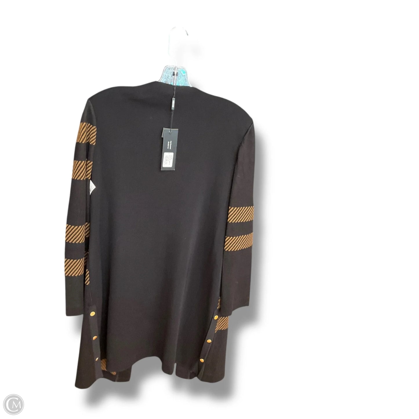 Cardigan By Misook In Black & Brown, Size: M