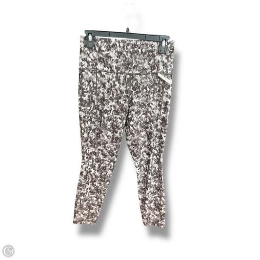 Athletic Leggings By Athleta In Black & Grey, Size: M