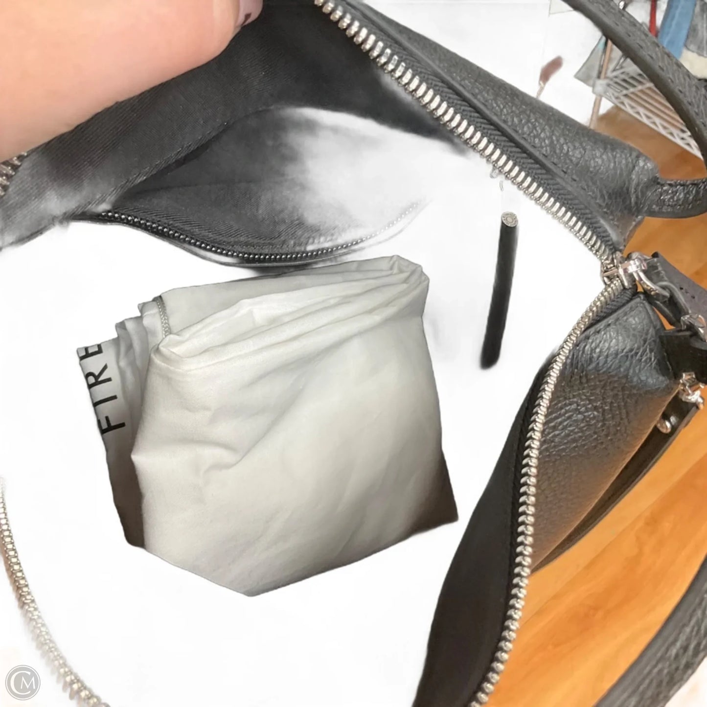 Handbag Leather By Cmc, Size: Small