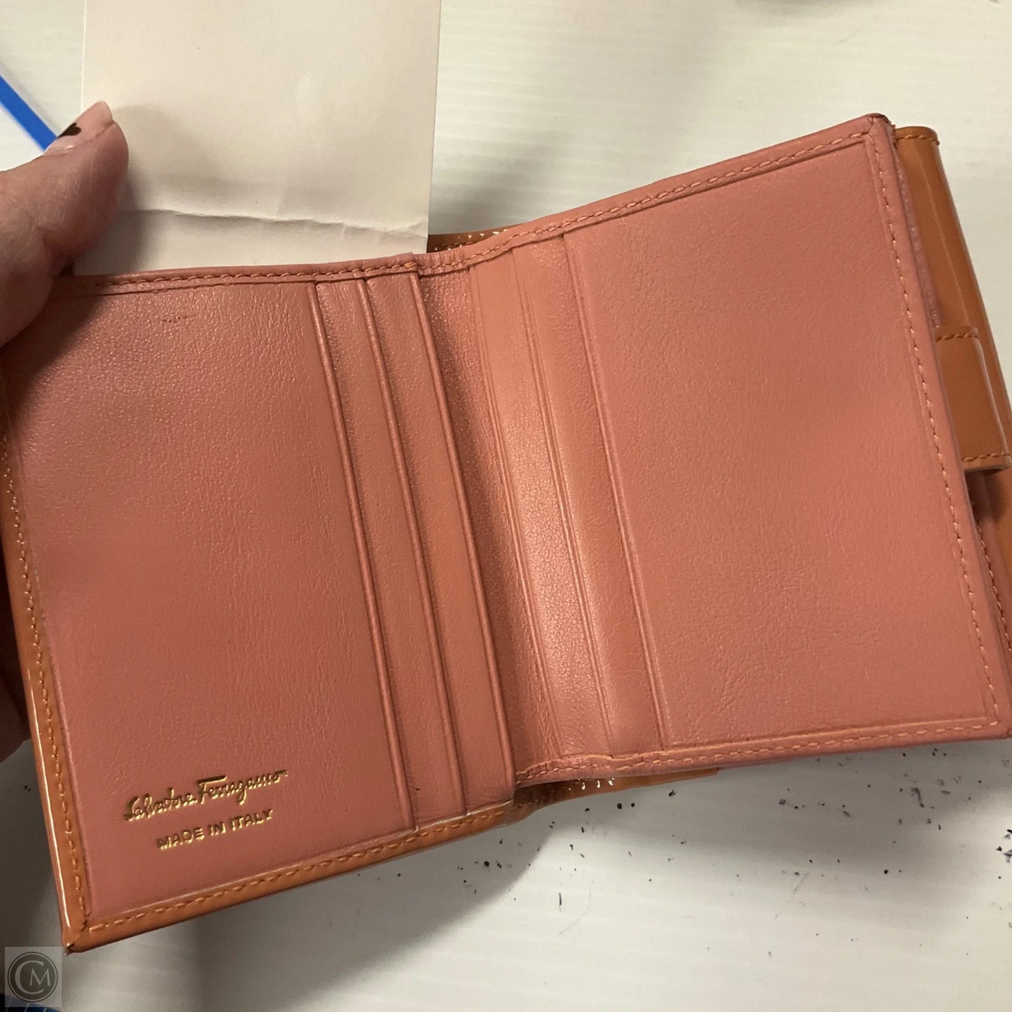 Wallet Luxury Designer By Ferragamo, Size: Small