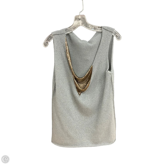 Top Sleeveless By Cmc In Blue, Size: L