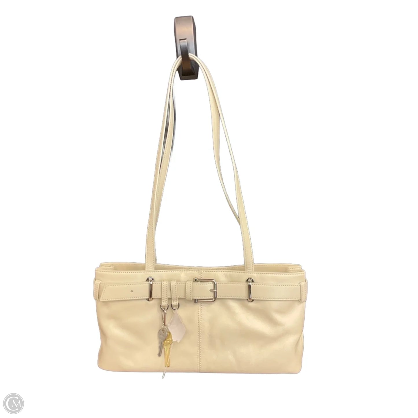 Handbag Leather By Clothes Mentor, Size: Medium