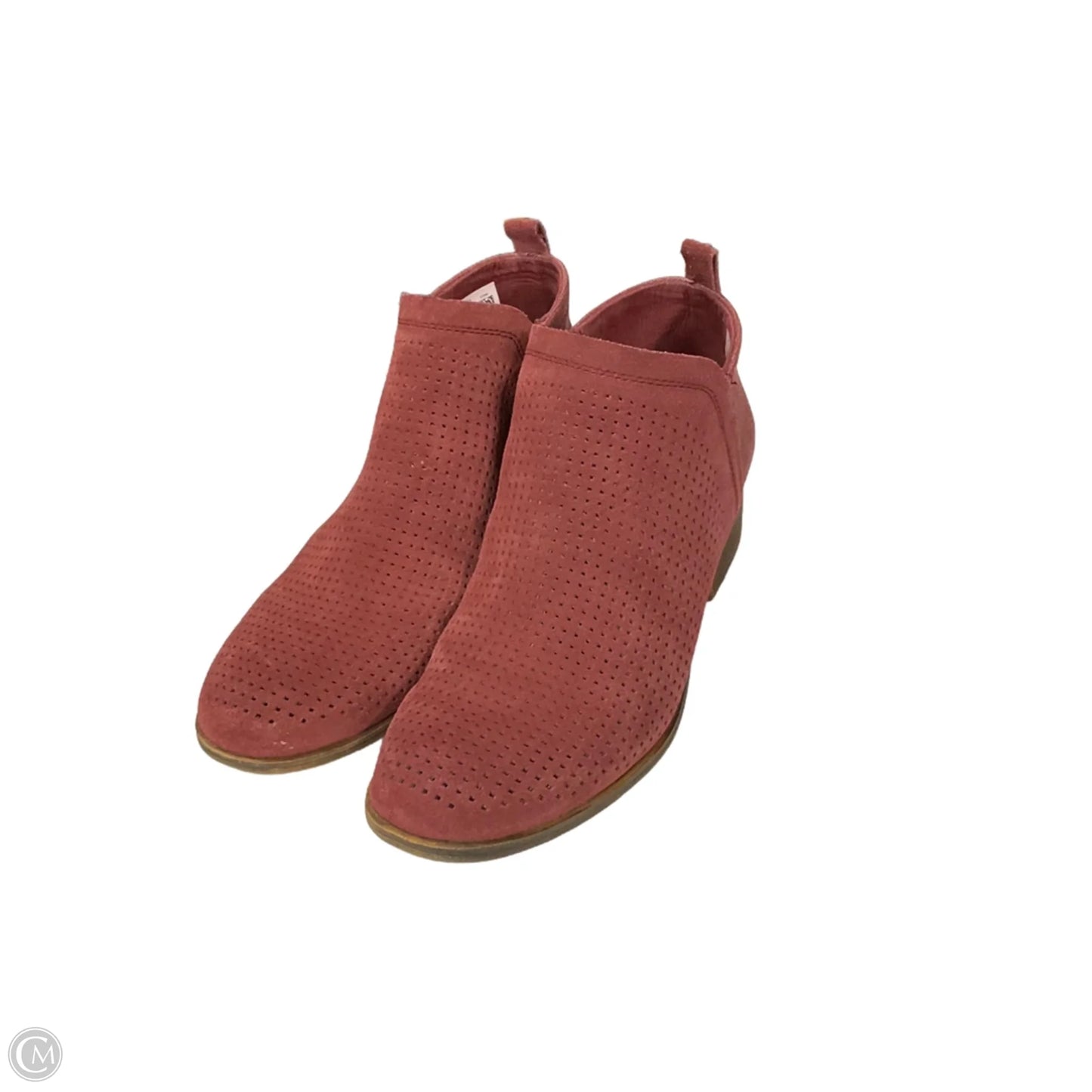 Boots Ankle Flats By Toms In Red, Size: 7