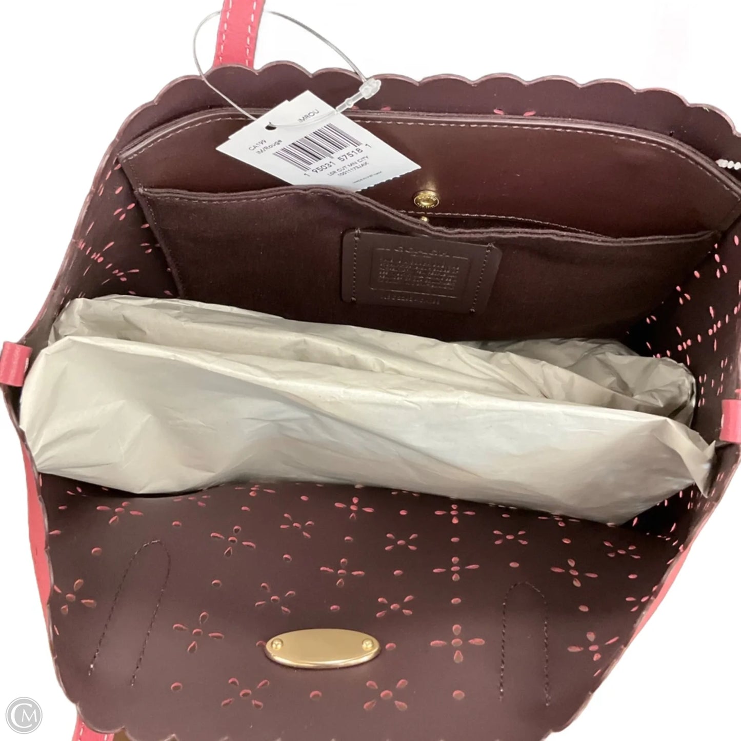 Handbag Designer By Coach, Size: Medium