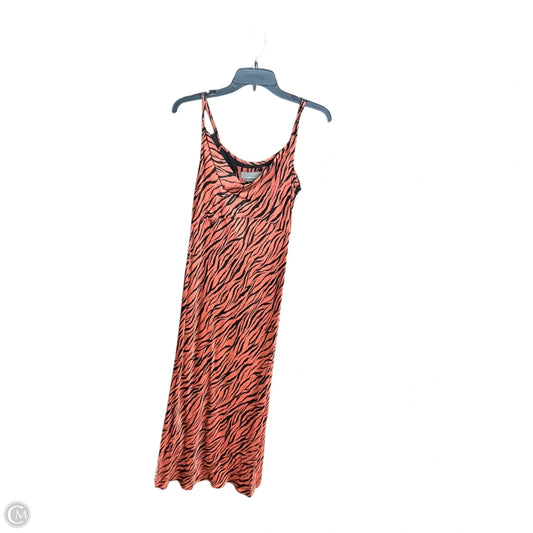 Dress Party Midi By Anthropologie In Animal Print, Size: Xs
