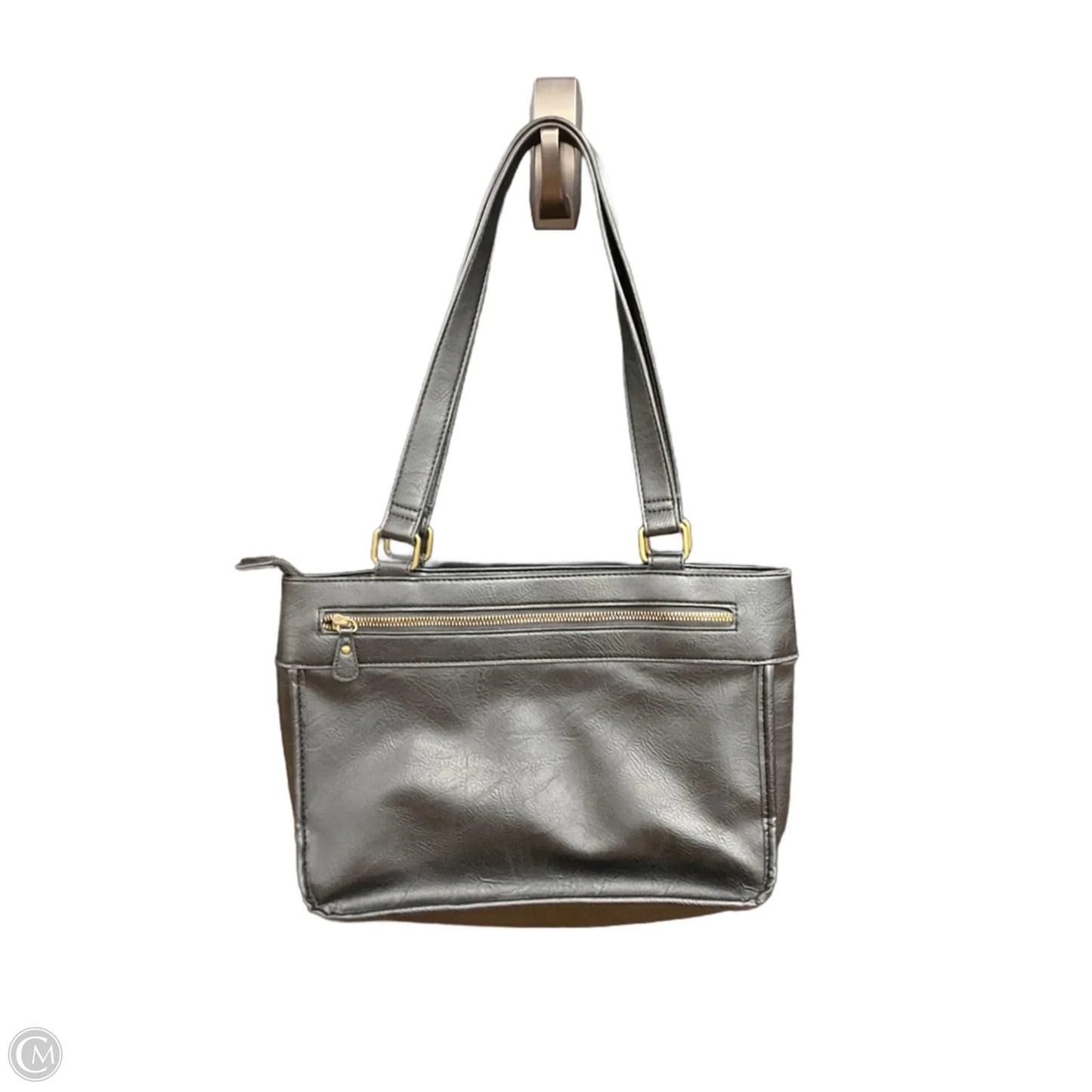 Handbag Leather By White Mountain, Size: Medium