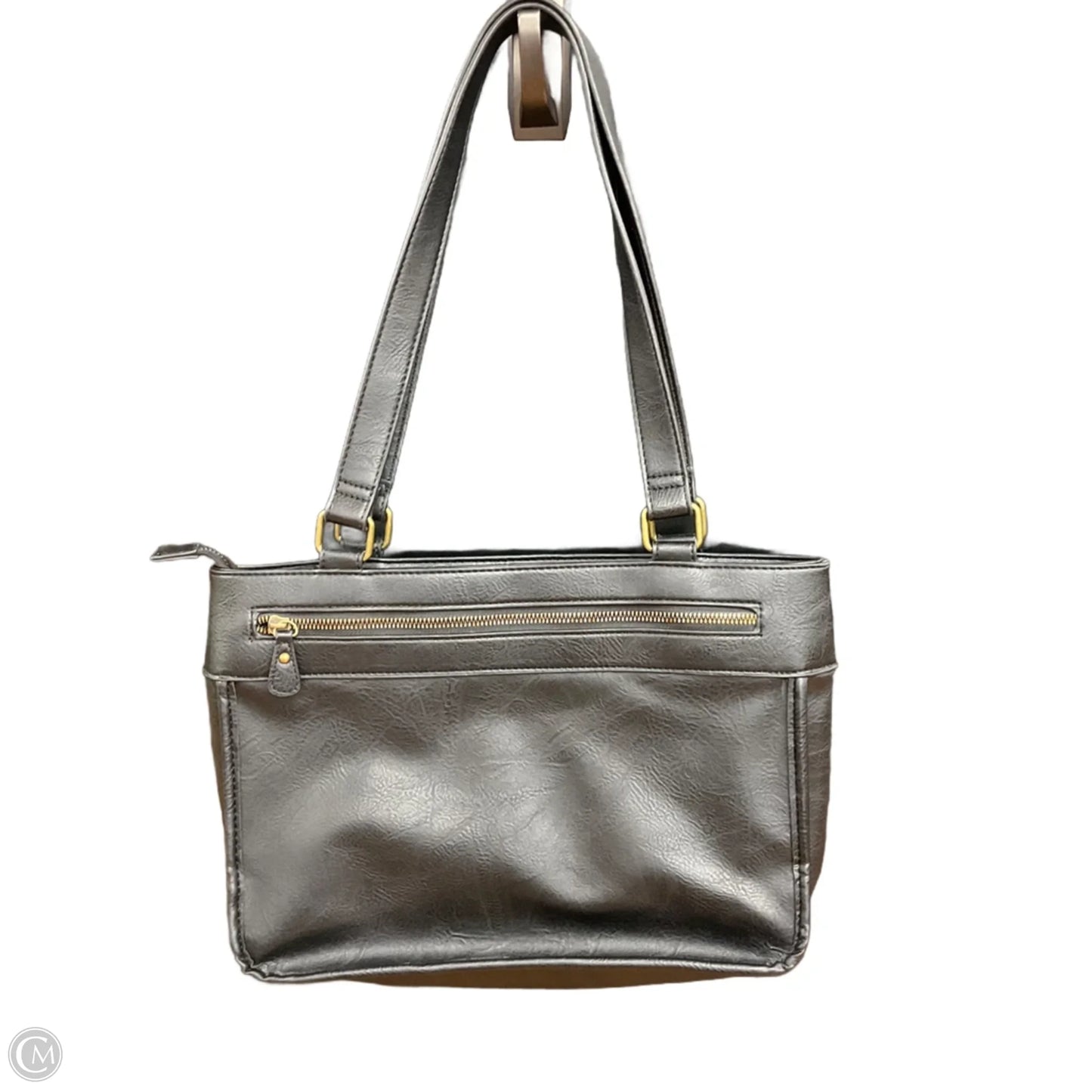 Handbag Leather By White Mountain, Size: Medium