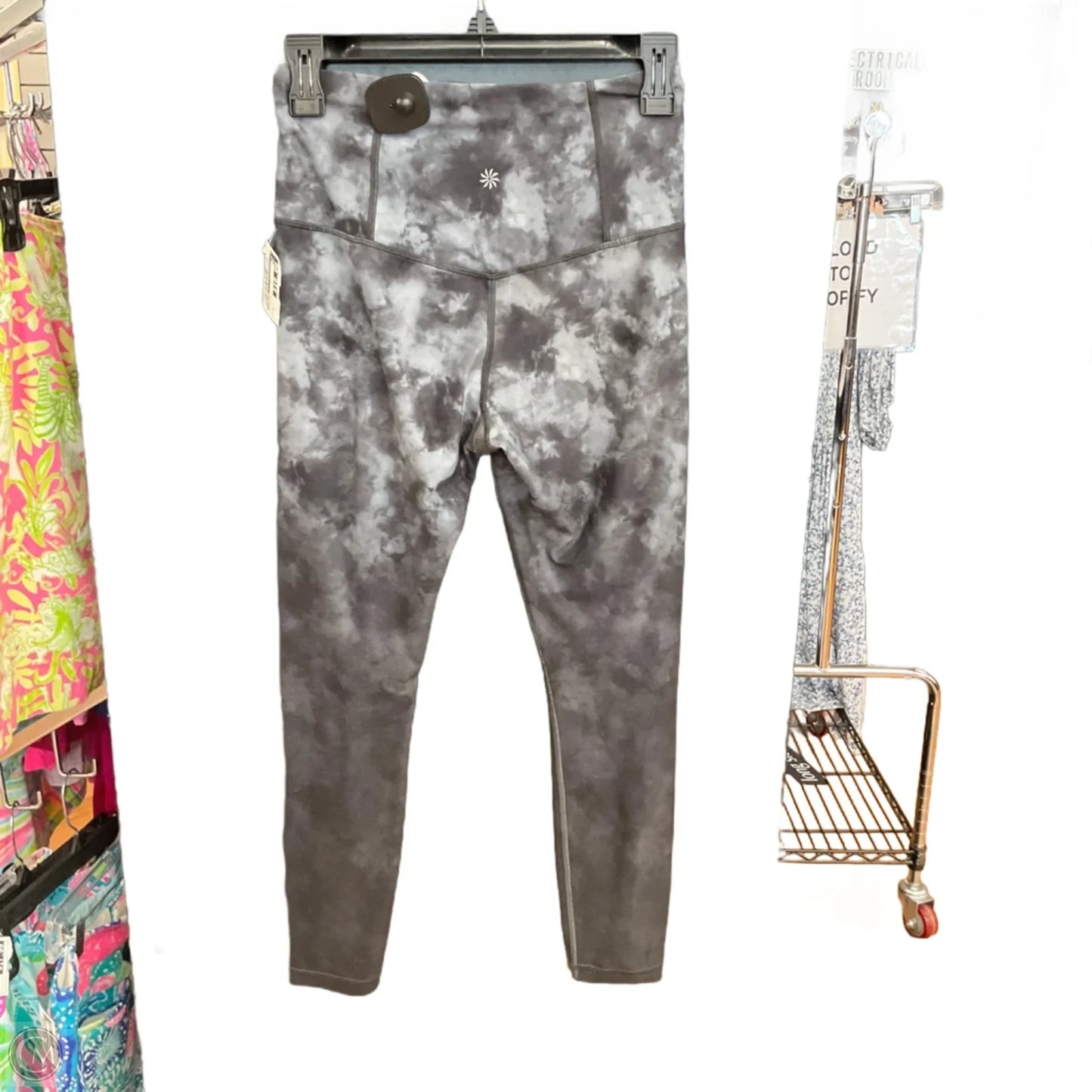 Athletic Leggings By Athleta In Tie Dye Print, Size: S