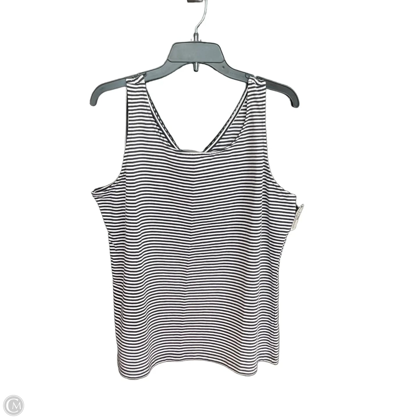 Top Sleeveless Basic By Talbots In Striped Pattern, Size: Xl