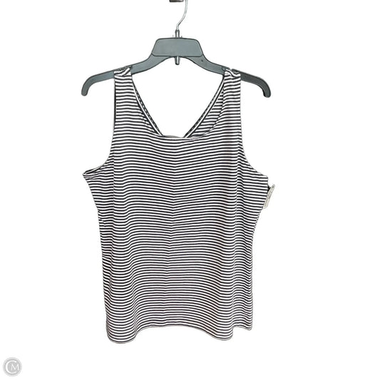 Top Sleeveless Basic By Talbots In Striped Pattern, Size: Xl