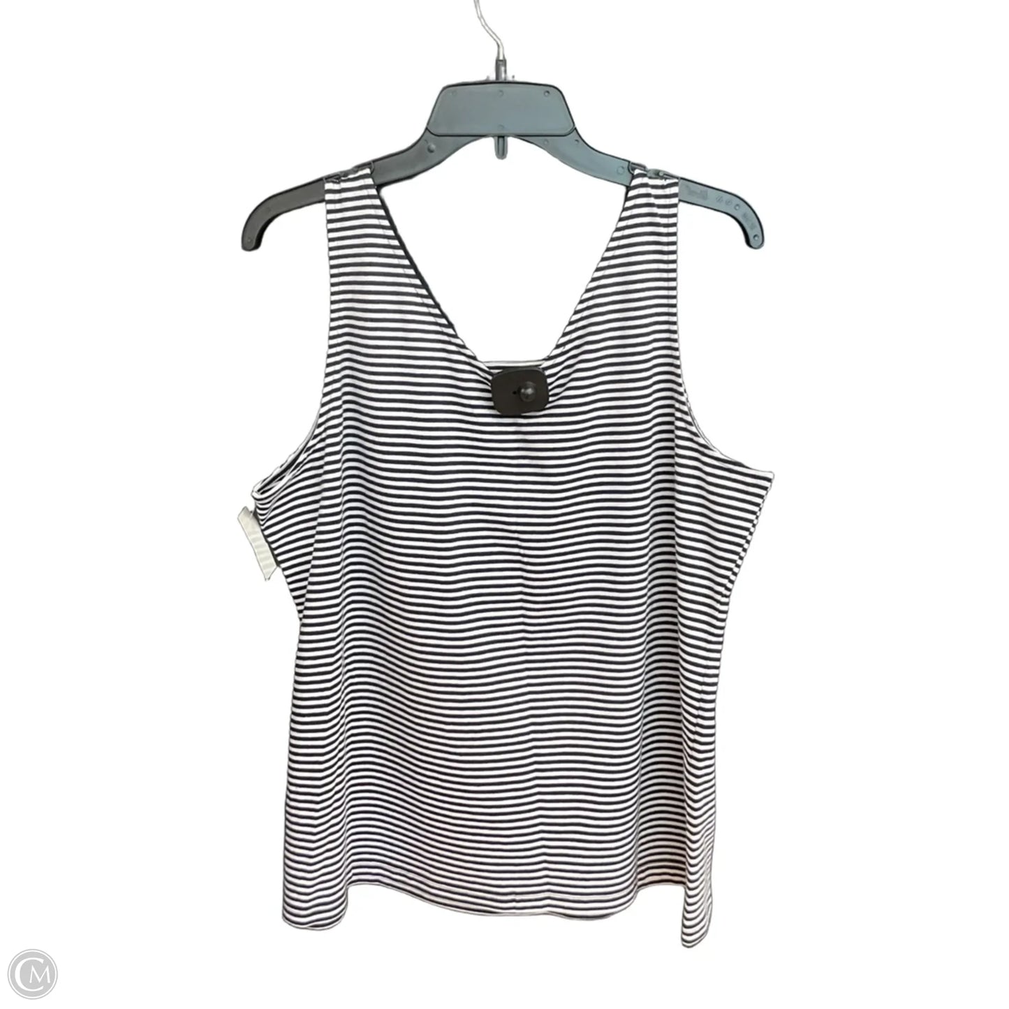 Top Sleeveless Basic By Talbots In Striped Pattern, Size: Xl