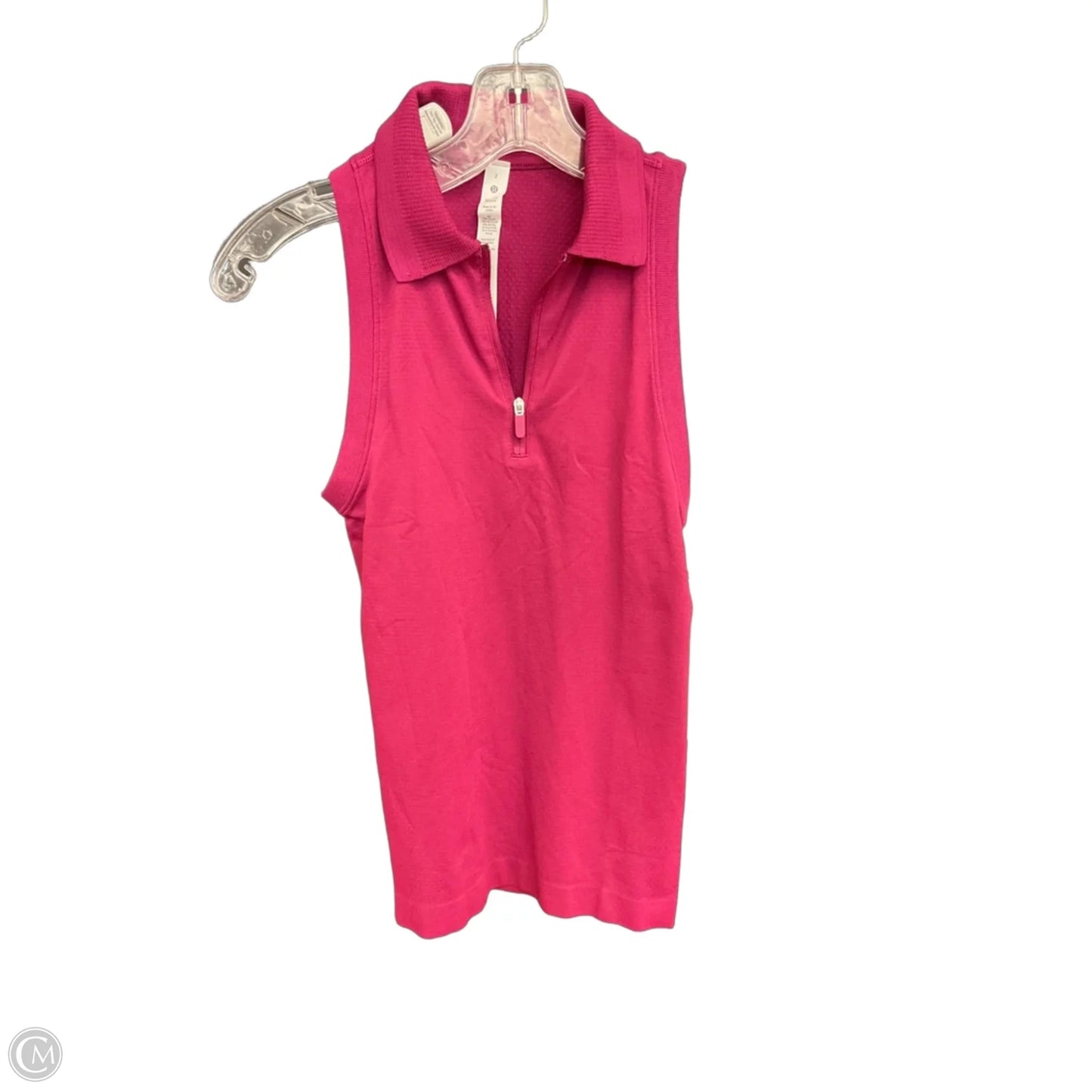 Athletic Tank Top By Lululemon In Red, Size: Xs