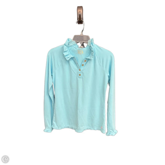 Top Long Sleeve Designer By Lilly Pulitzer In Blue, Size: Xs