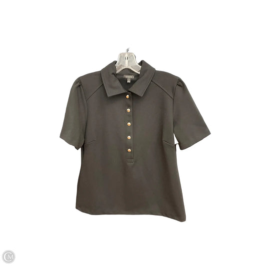 Top Short Sleeve By Talbots In Black, Size: S