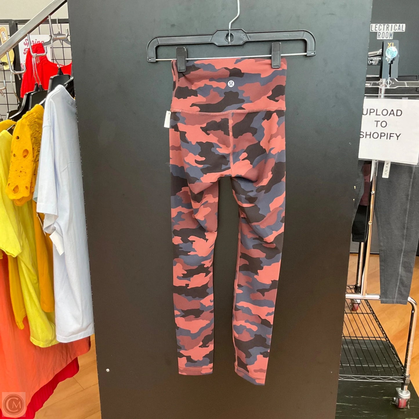 Athletic Leggings By Lululemon In Camouflage Print, Size: 0