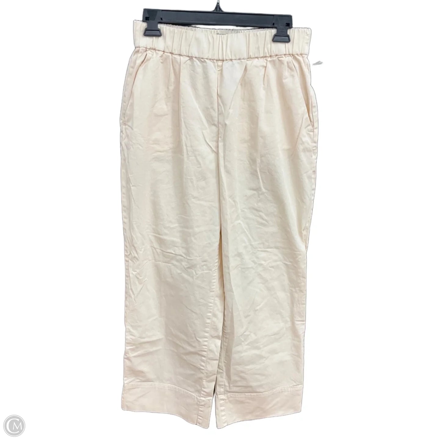 Pants Wide Leg By Everlane In Cream, Size: 12