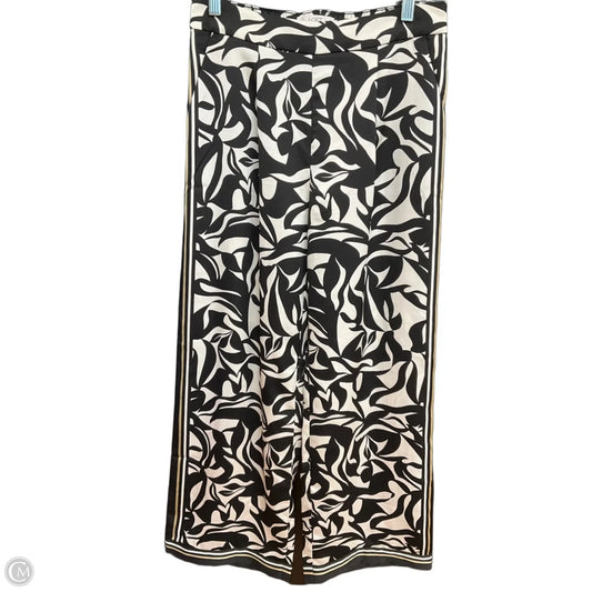 Pants Wide Leg By Loft In Black & White, Size: 6