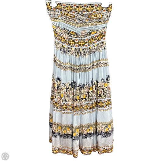 Dress Casual Midi By White House Black Market In Multi-colored, Size: Xs