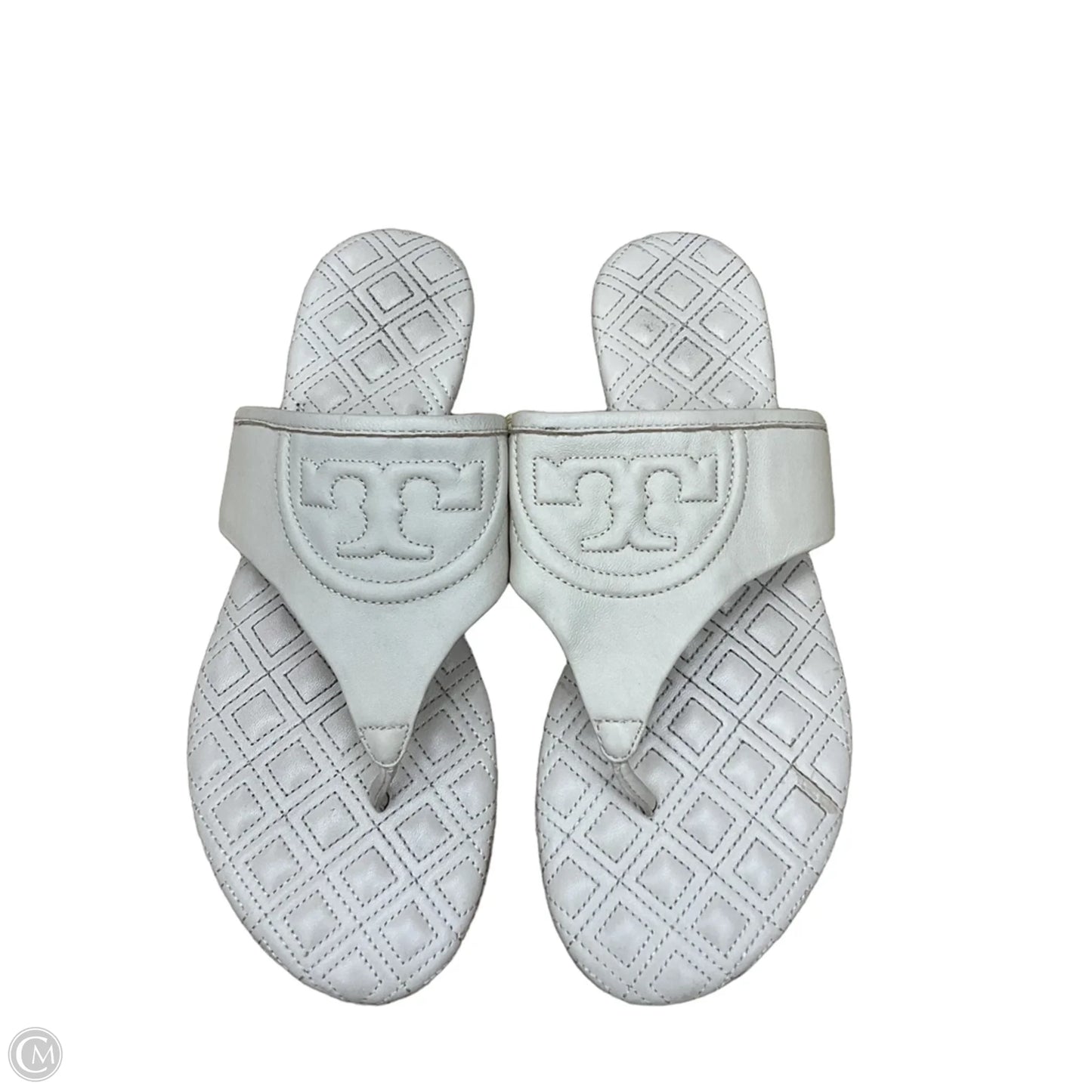 Sandals Designer By Tory Burch In Beige, Size: 9