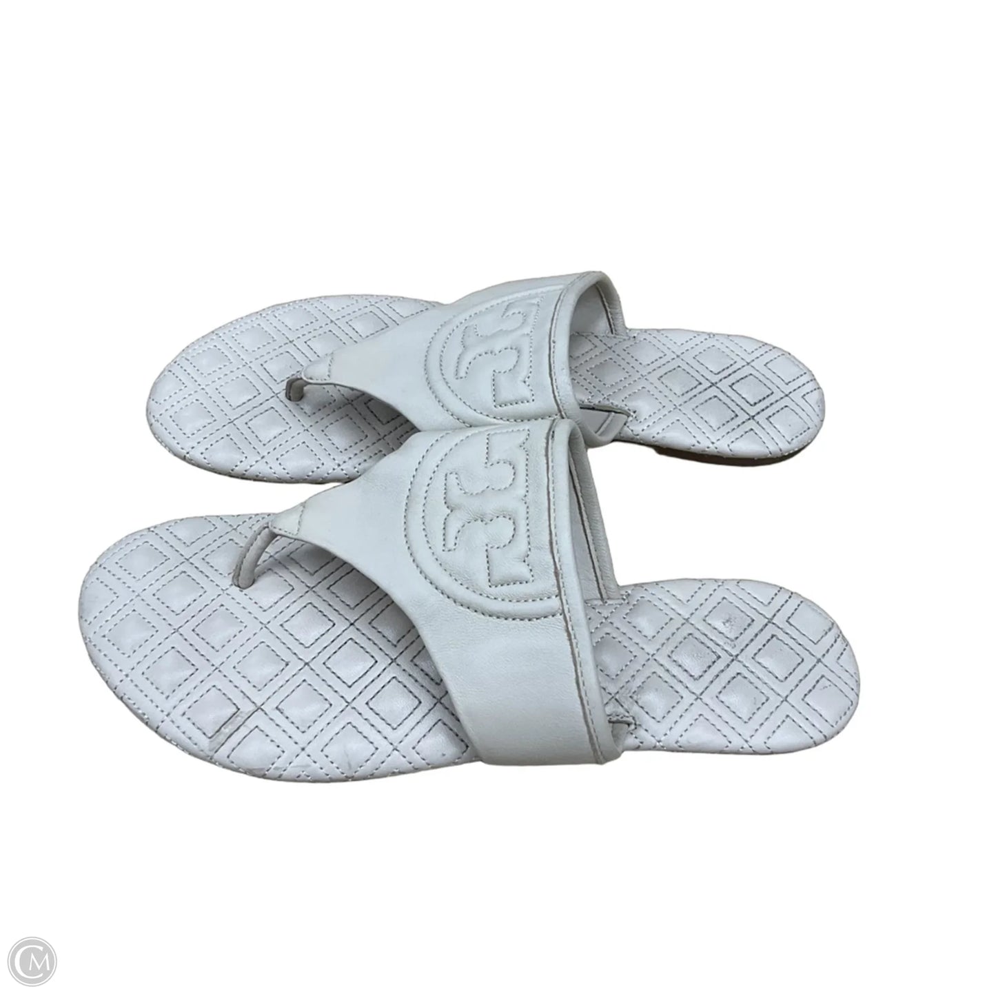 Sandals Designer By Tory Burch In Beige, Size: 9
