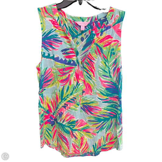 Top Sleeveless Designer By Lilly Pulitzer In Multi-colored, Size: S