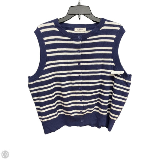 Vest Sweater By 4th & Reckless In Striped Pattern, Size: 3x