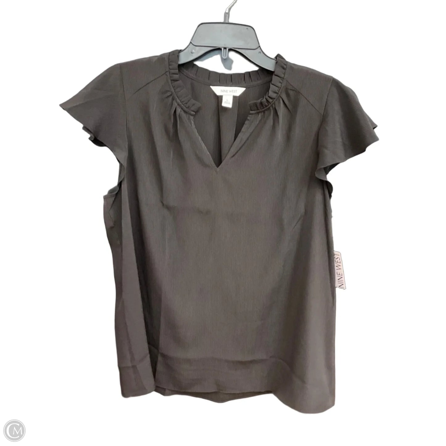 Top Sleeveless By Nine West In Black, Size: L
