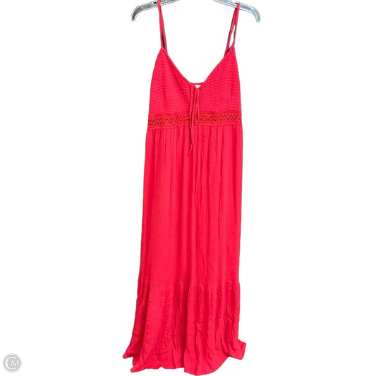 Dress Casual Maxi By Arizona In Red, Size: Xxl