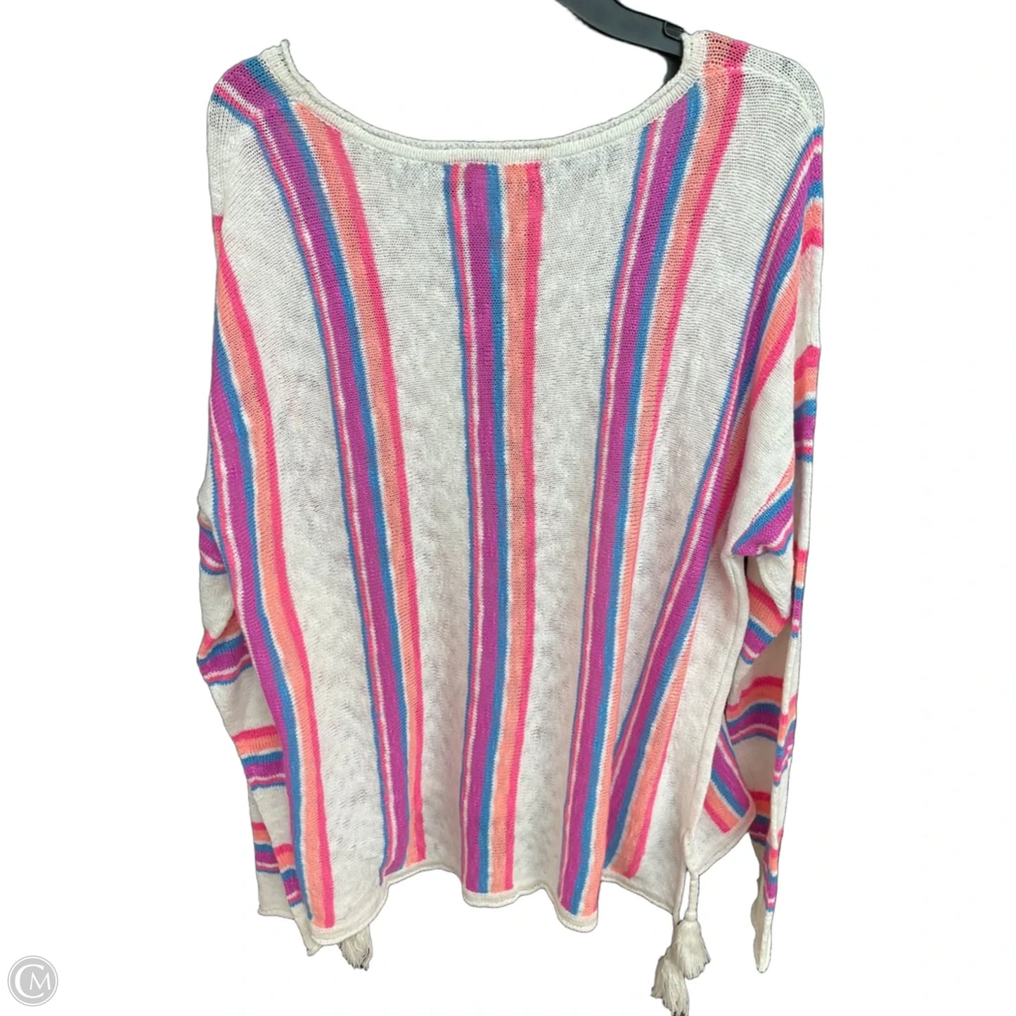 Sweater Cardigan Designer By Lilly Pulitzer In Striped Pattern, Size: Xxl