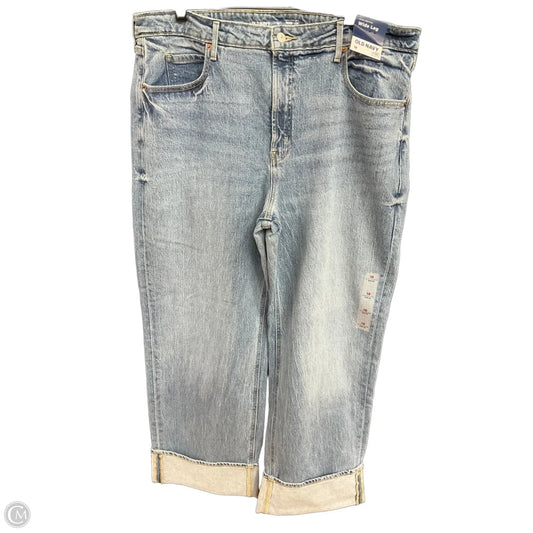 Jeans Wide Leg By Old Navy In Blue Denim, Size: 18