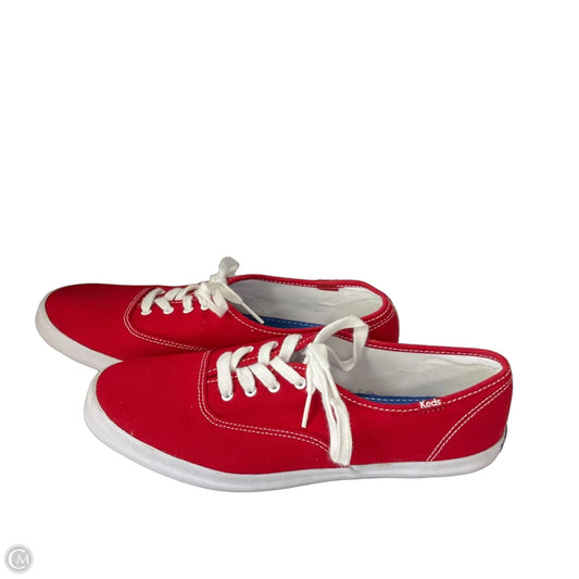 Shoes Sneakers By Keds In Red, Size: 10