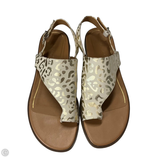 Sandals Flats By Vionic In Animal Print, Size: 8