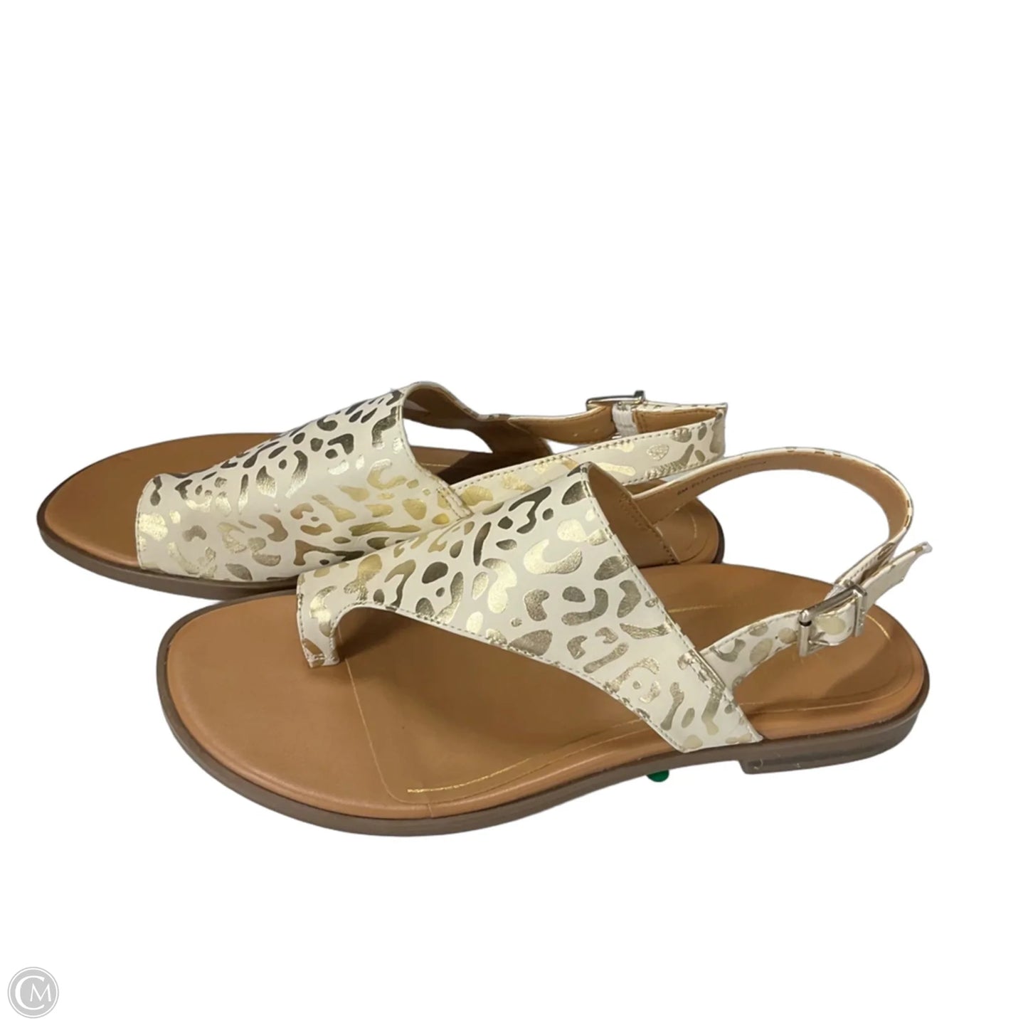 Sandals Flats By Vionic In Animal Print, Size: 8