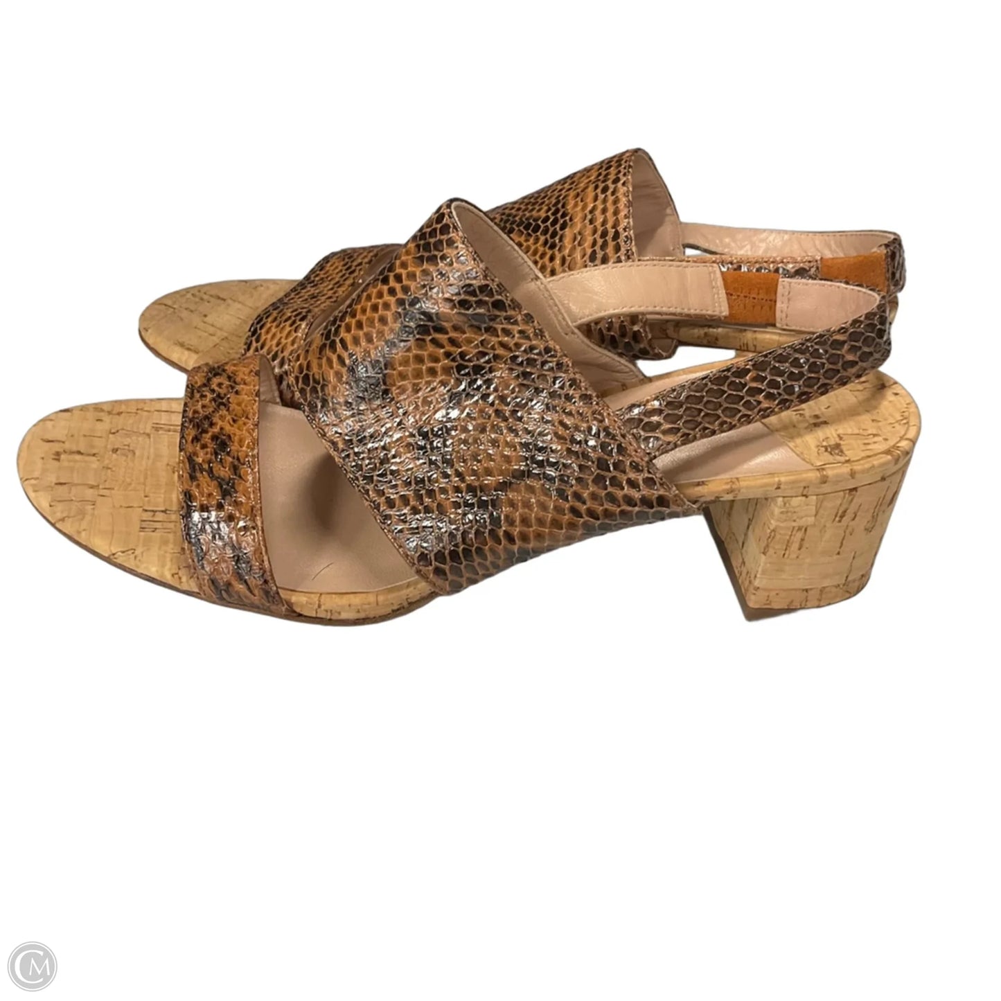Sandals Designer By Diane Von Furstenberg In Animal Print, Size: 6