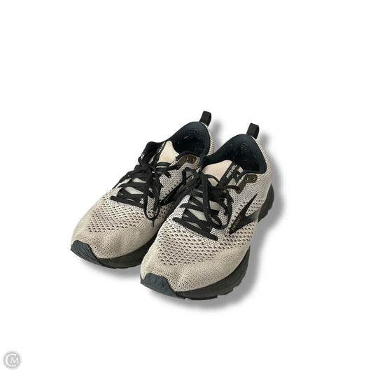 Shoes Athletic By Brooks In Black & Cream, Size: 9.5
