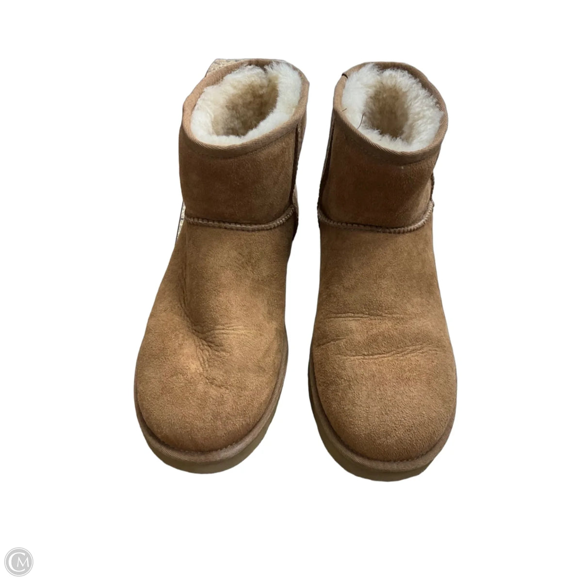 Boots Designer By Ugg In Brown, Size: 10