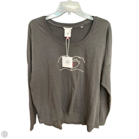 Top Long Sleeve By Cabi In Black, Size: M